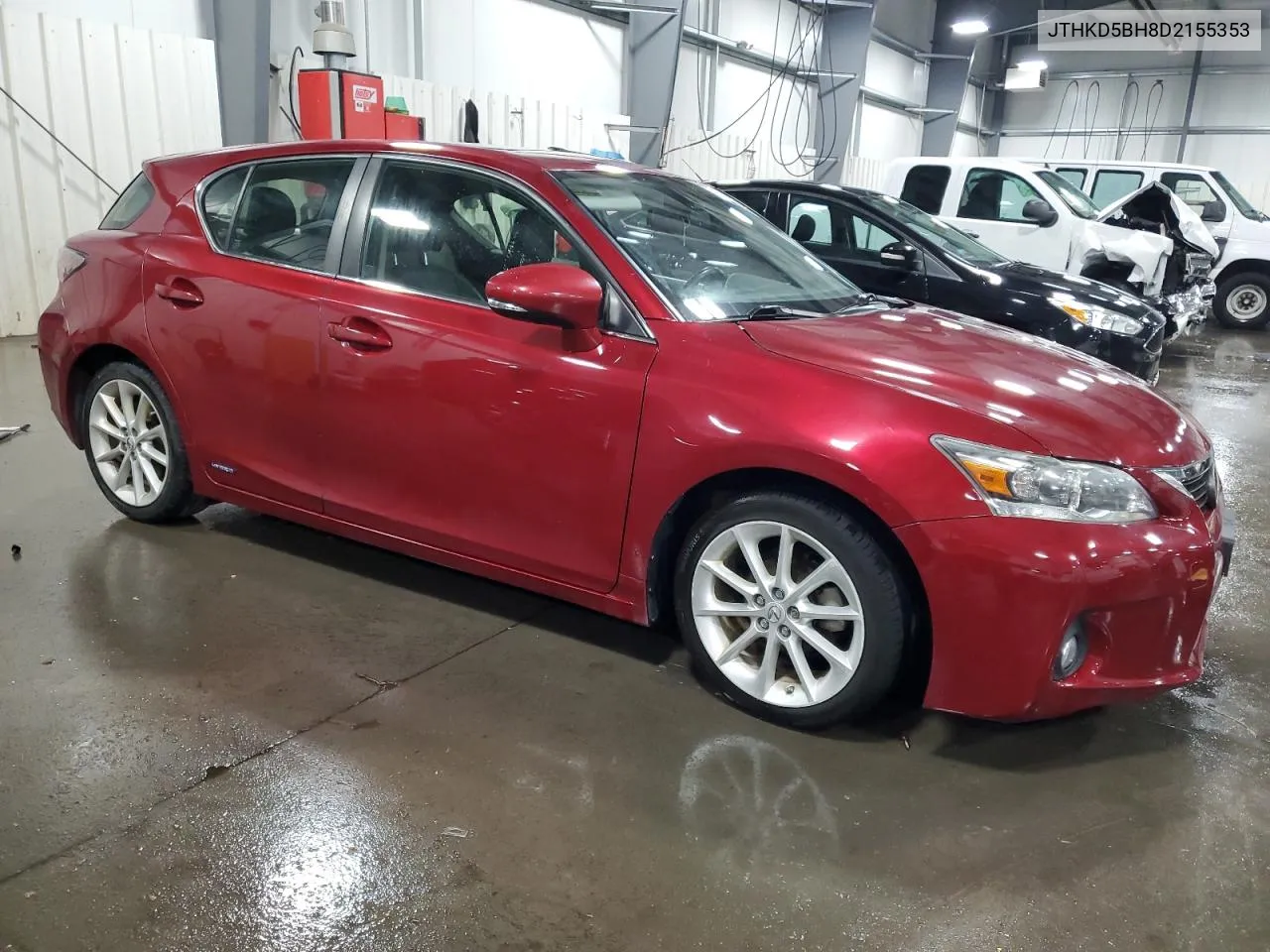 2013 Lexus Ct 200 VIN: JTHKD5BH8D2155353 Lot: 75608674