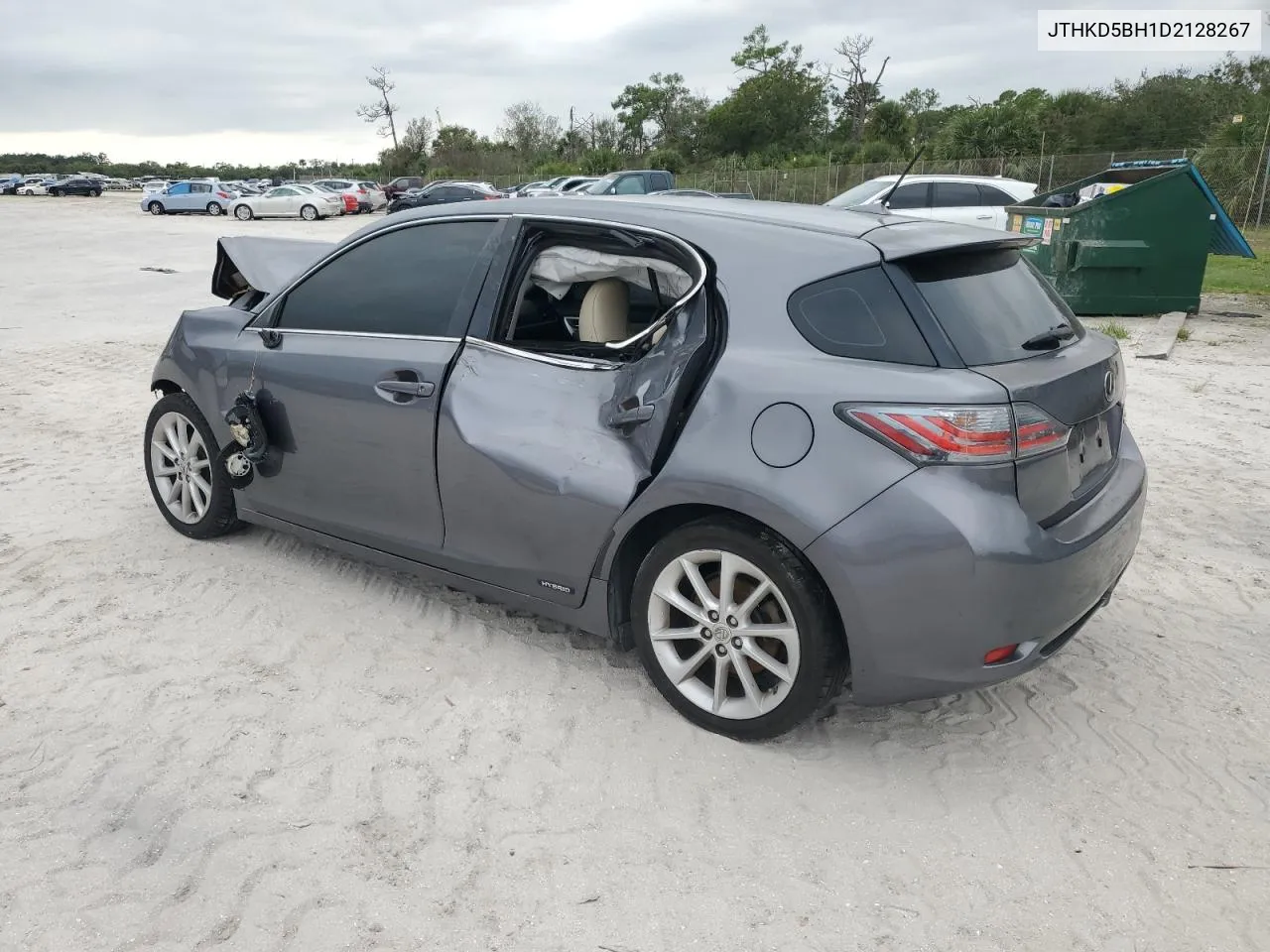 2013 Lexus Ct 200 VIN: JTHKD5BH1D2128267 Lot: 76263994