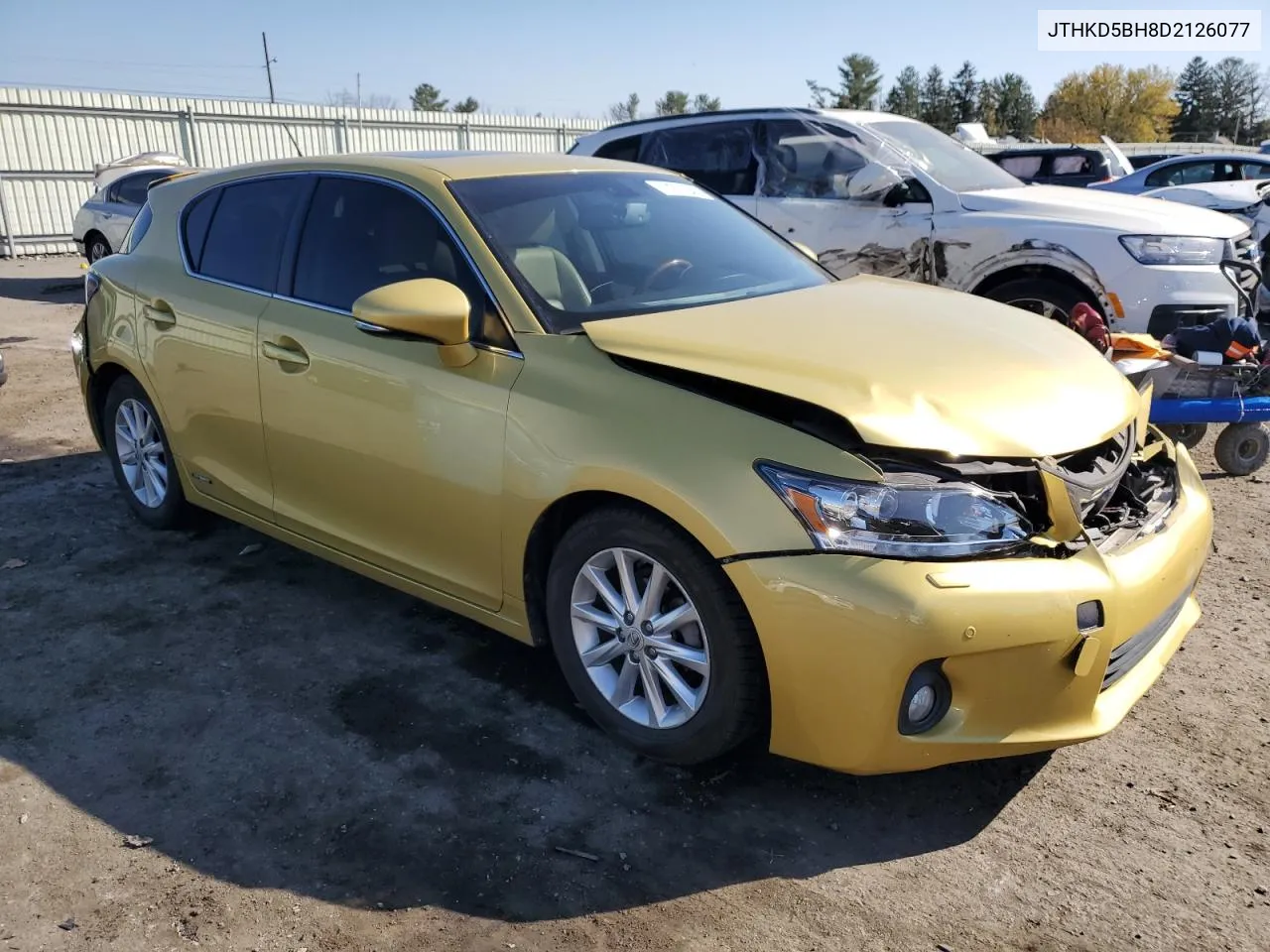 2013 Lexus Ct 200 VIN: JTHKD5BH8D2126077 Lot: 77271944