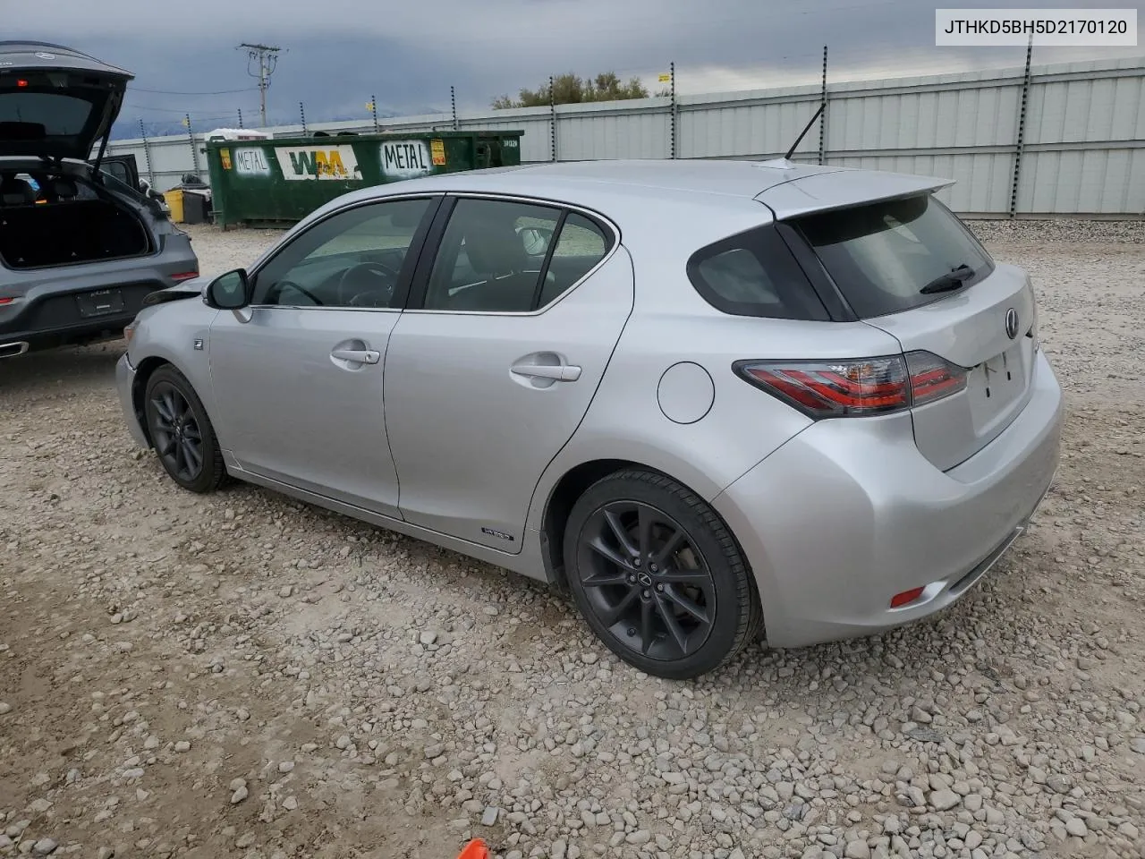 2013 Lexus Ct 200 VIN: JTHKD5BH5D2170120 Lot: 78214514