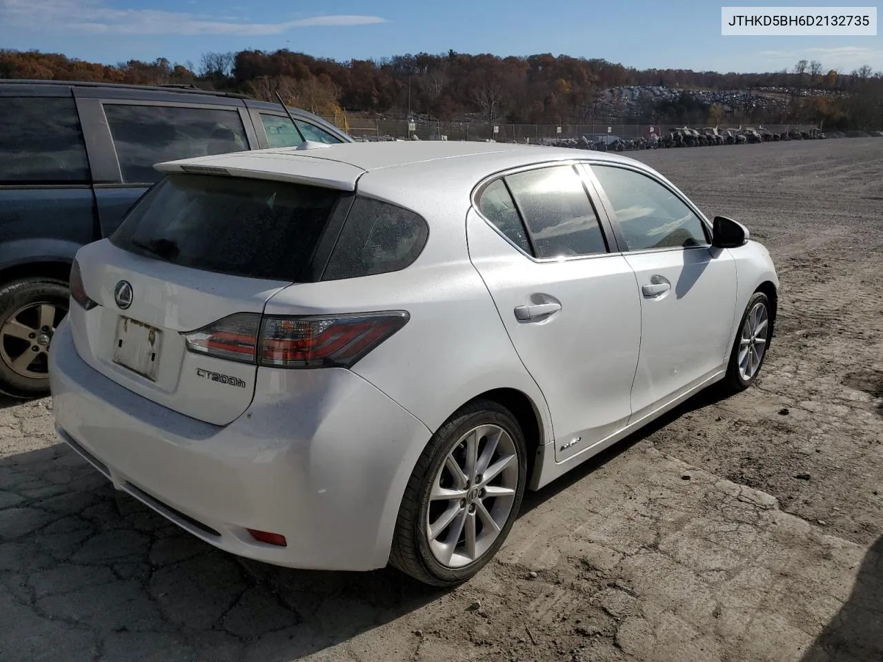 2013 Lexus Ct 200 VIN: JTHKD5BH6D2132735 Lot: 78235724