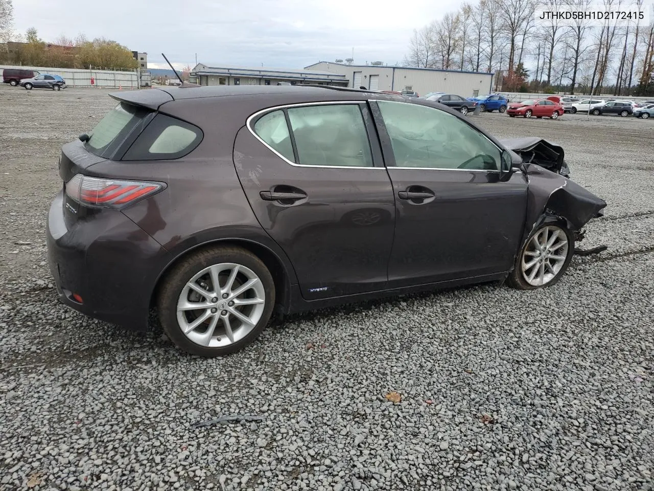 2013 Lexus Ct 200 VIN: JTHKD5BH1D2172415 Lot: 78422284