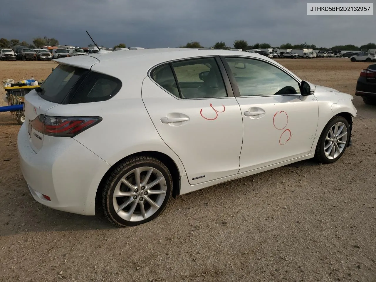 2013 Lexus Ct 200 VIN: JTHKD5BH2D2132957 Lot: 79056014