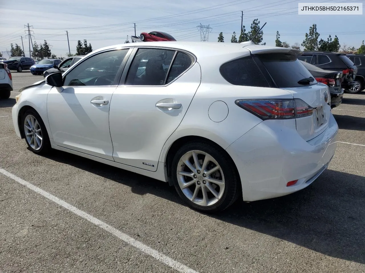 2013 Lexus Ct 200 VIN: JTHKD5BH5D2165371 Lot: 79314894