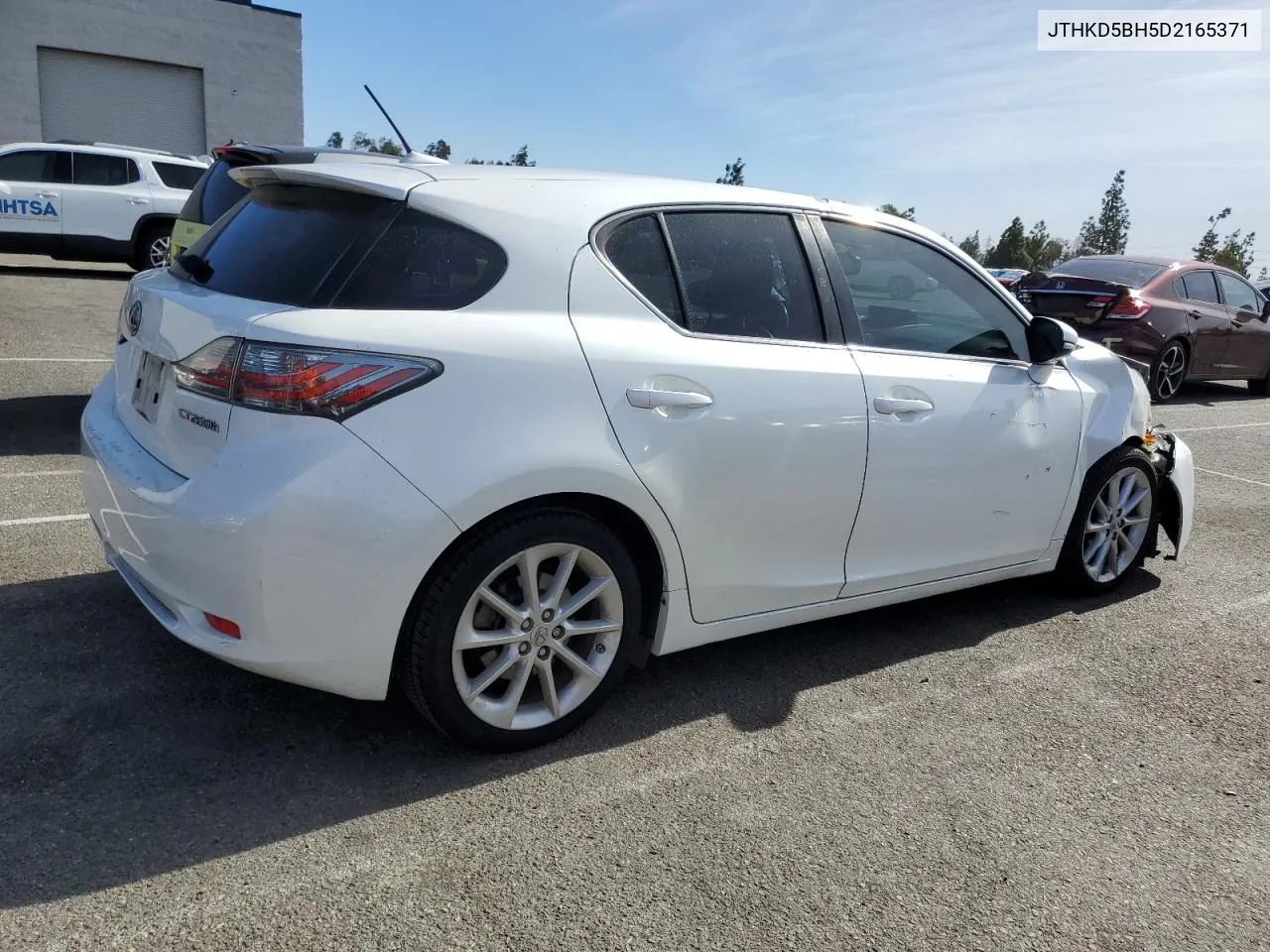 2013 Lexus Ct 200 VIN: JTHKD5BH5D2165371 Lot: 79314894