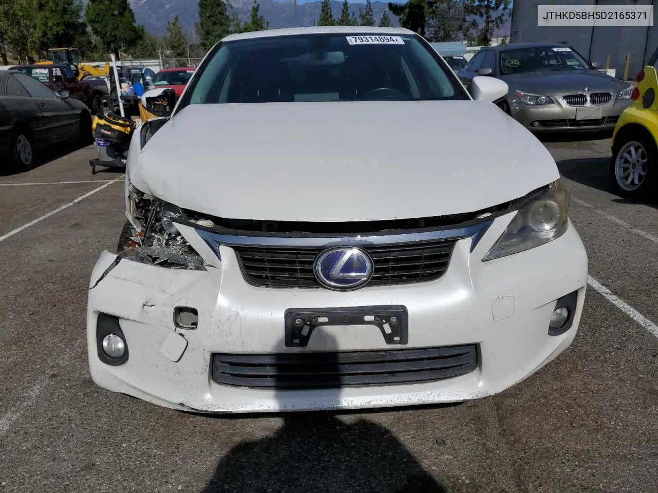 2013 Lexus Ct 200 VIN: JTHKD5BH5D2165371 Lot: 79314894