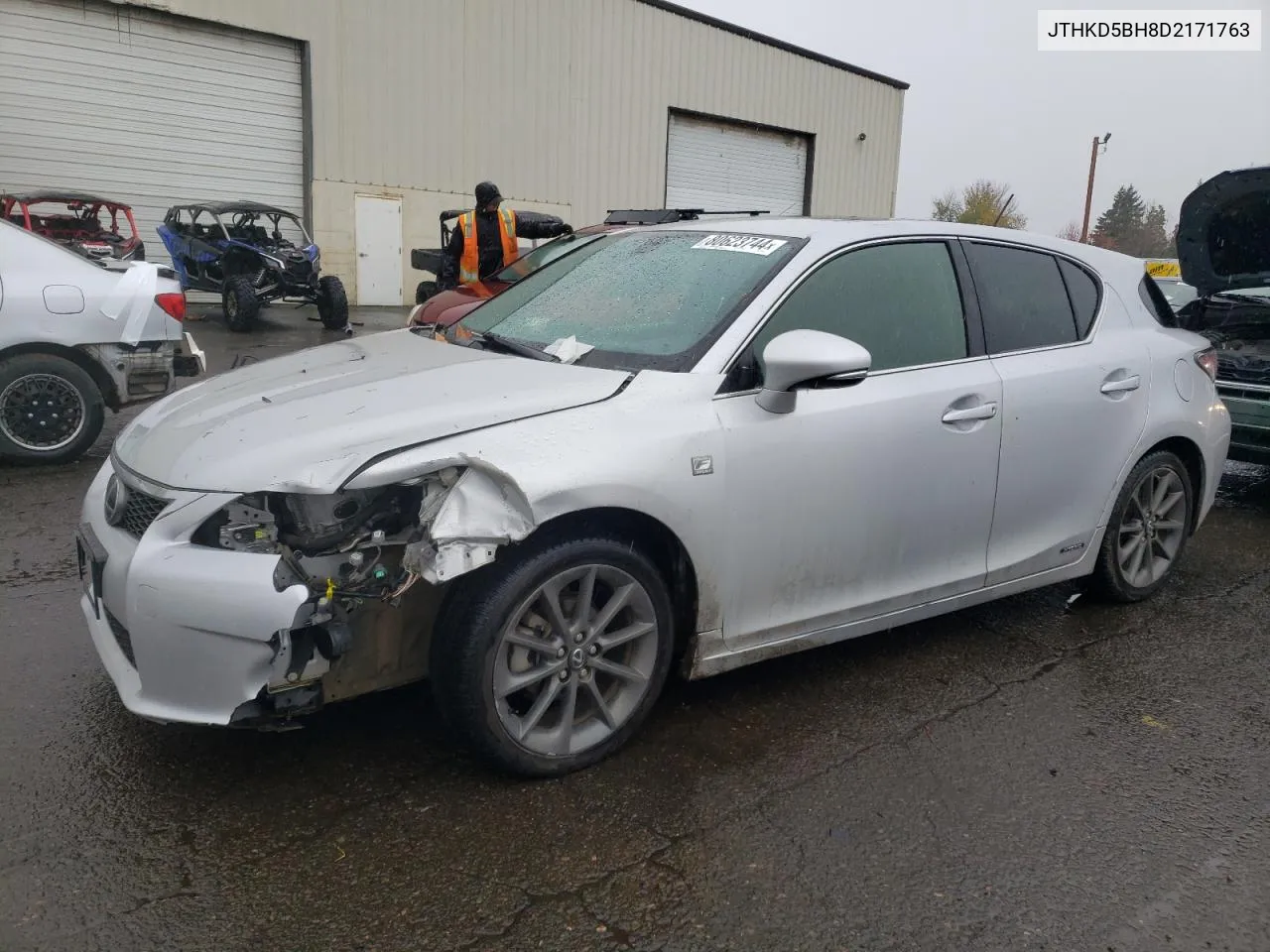 2013 Lexus Ct 200 VIN: JTHKD5BH8D2171763 Lot: 80623744