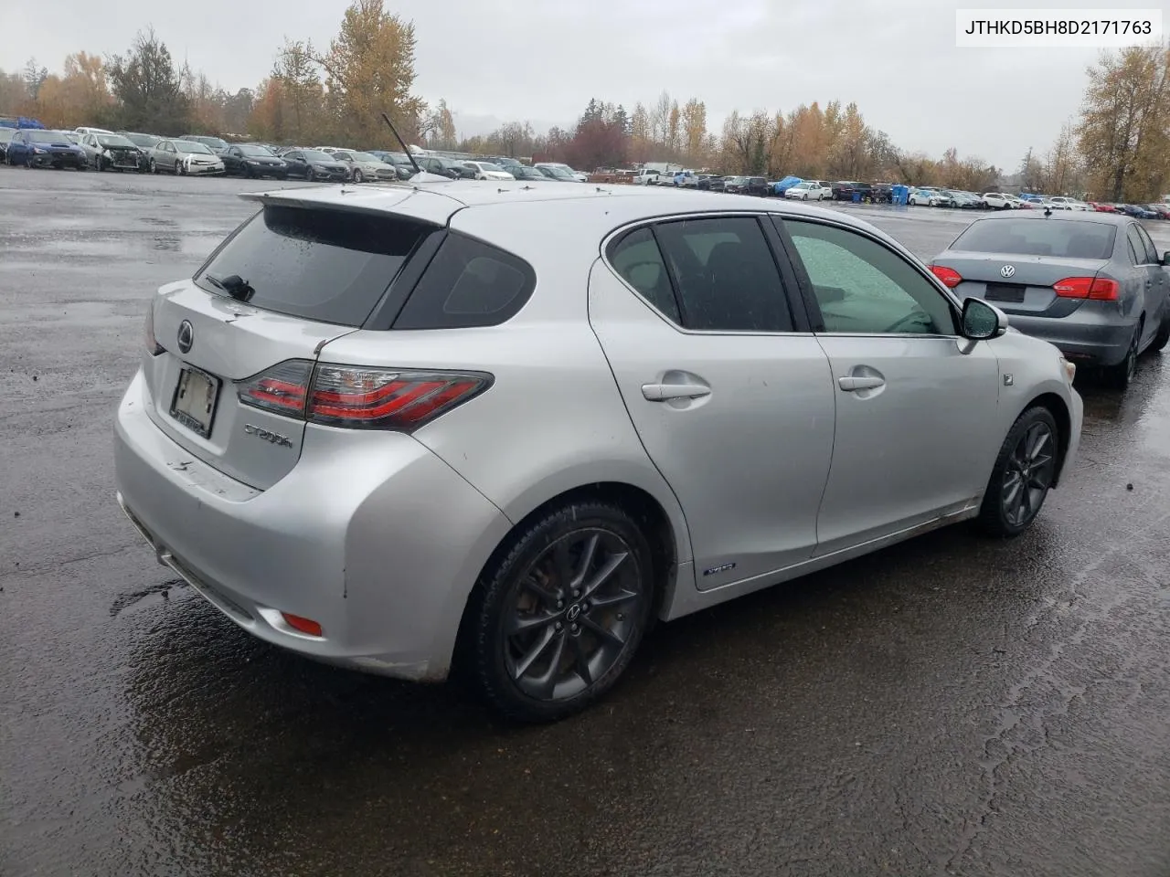 2013 Lexus Ct 200 VIN: JTHKD5BH8D2171763 Lot: 80623744