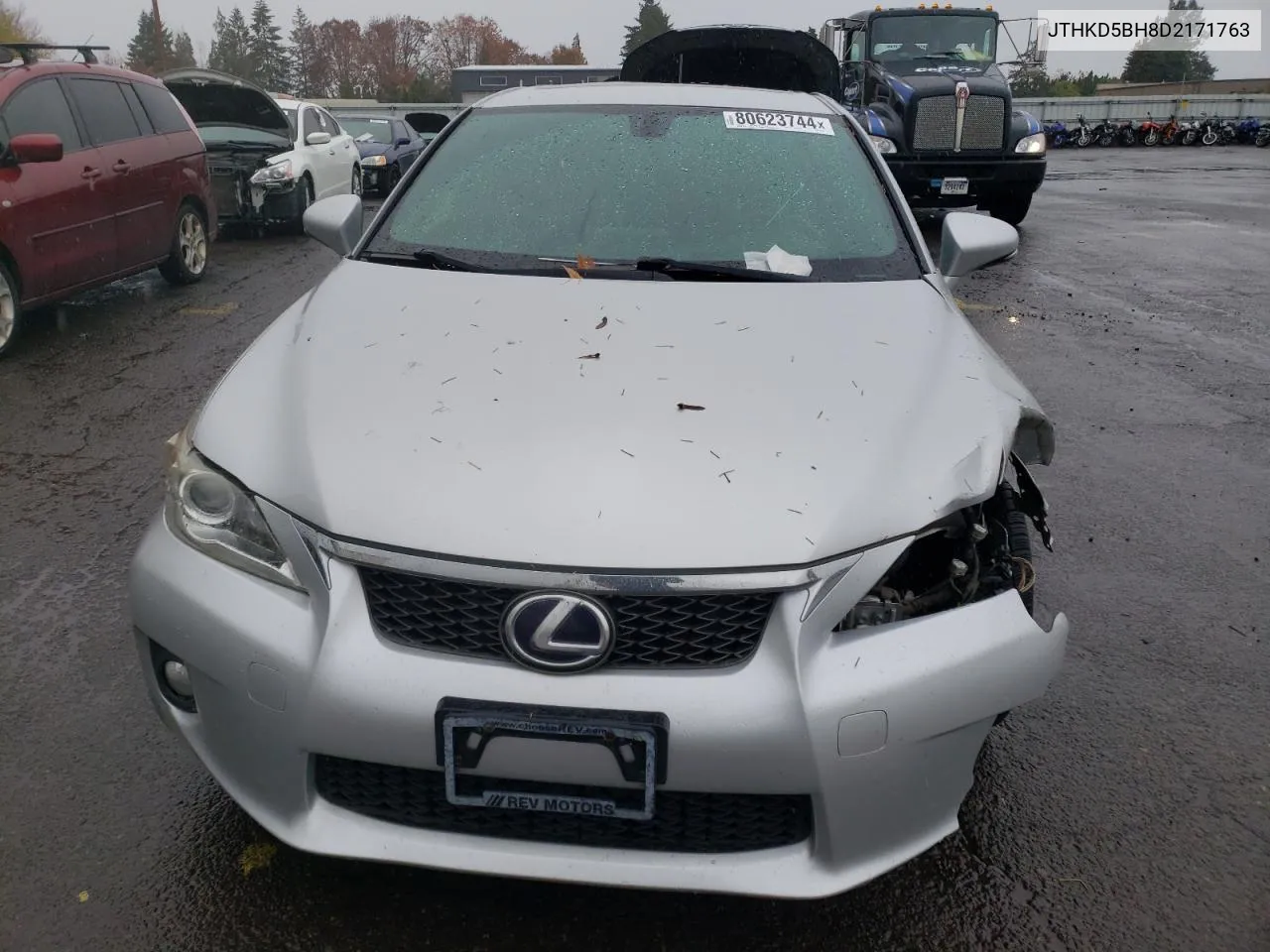 2013 Lexus Ct 200 VIN: JTHKD5BH8D2171763 Lot: 80623744