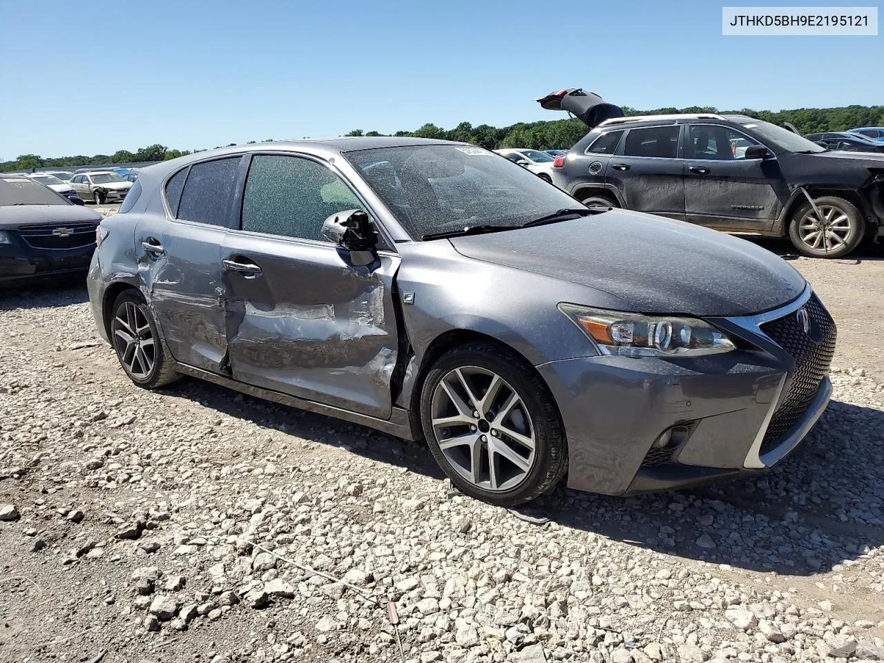 2014 Lexus Ct 200 VIN: JTHKD5BH9E2195121 Lot: 57574414