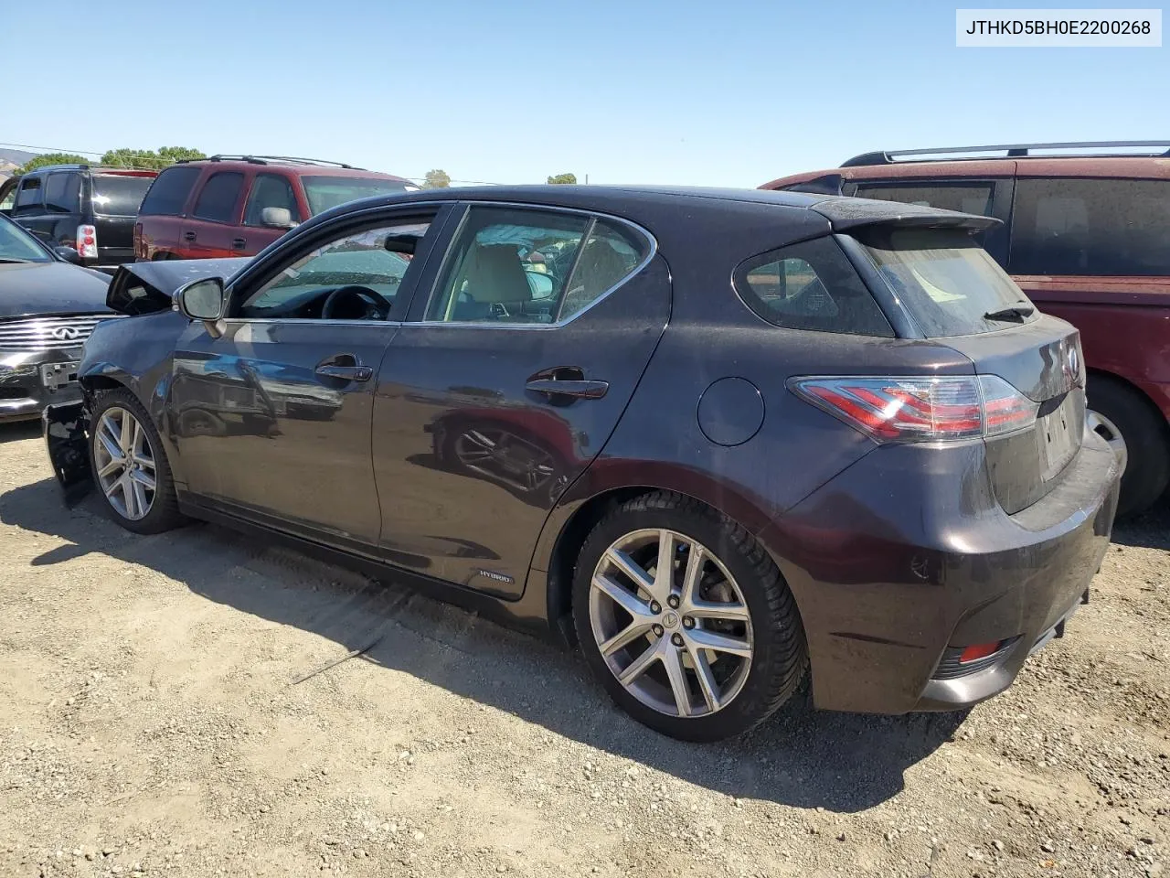 2014 Lexus Ct 200 VIN: JTHKD5BH0E2200268 Lot: 68953154