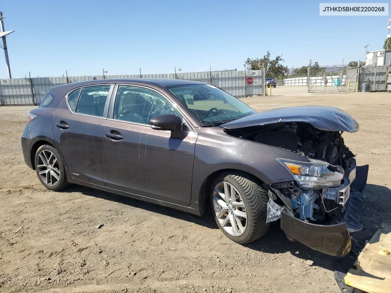 2014 Lexus Ct 200 VIN: JTHKD5BH0E2200268 Lot: 68953154