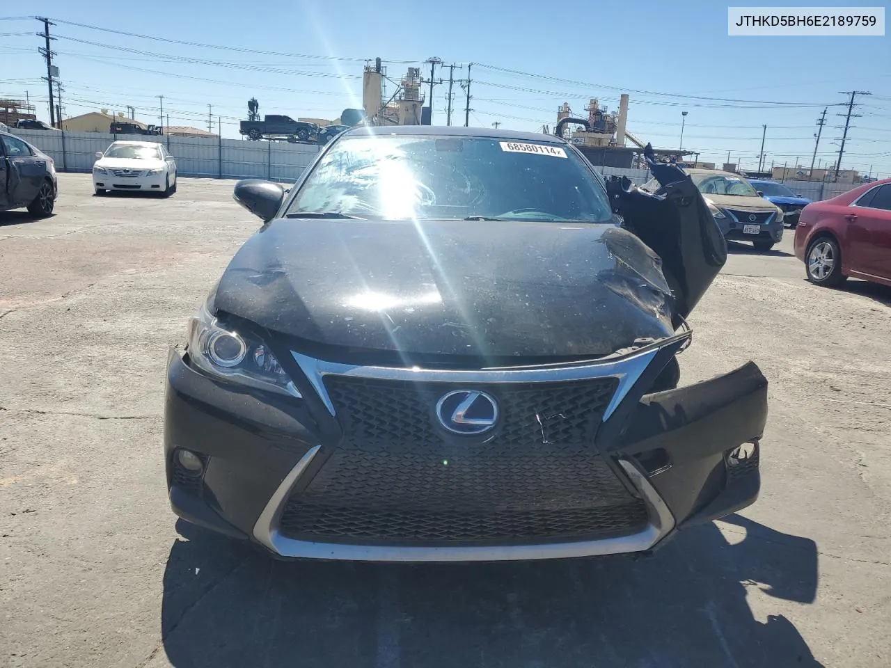 2014 Lexus Ct 200 VIN: JTHKD5BH6E2189759 Lot: 69603144