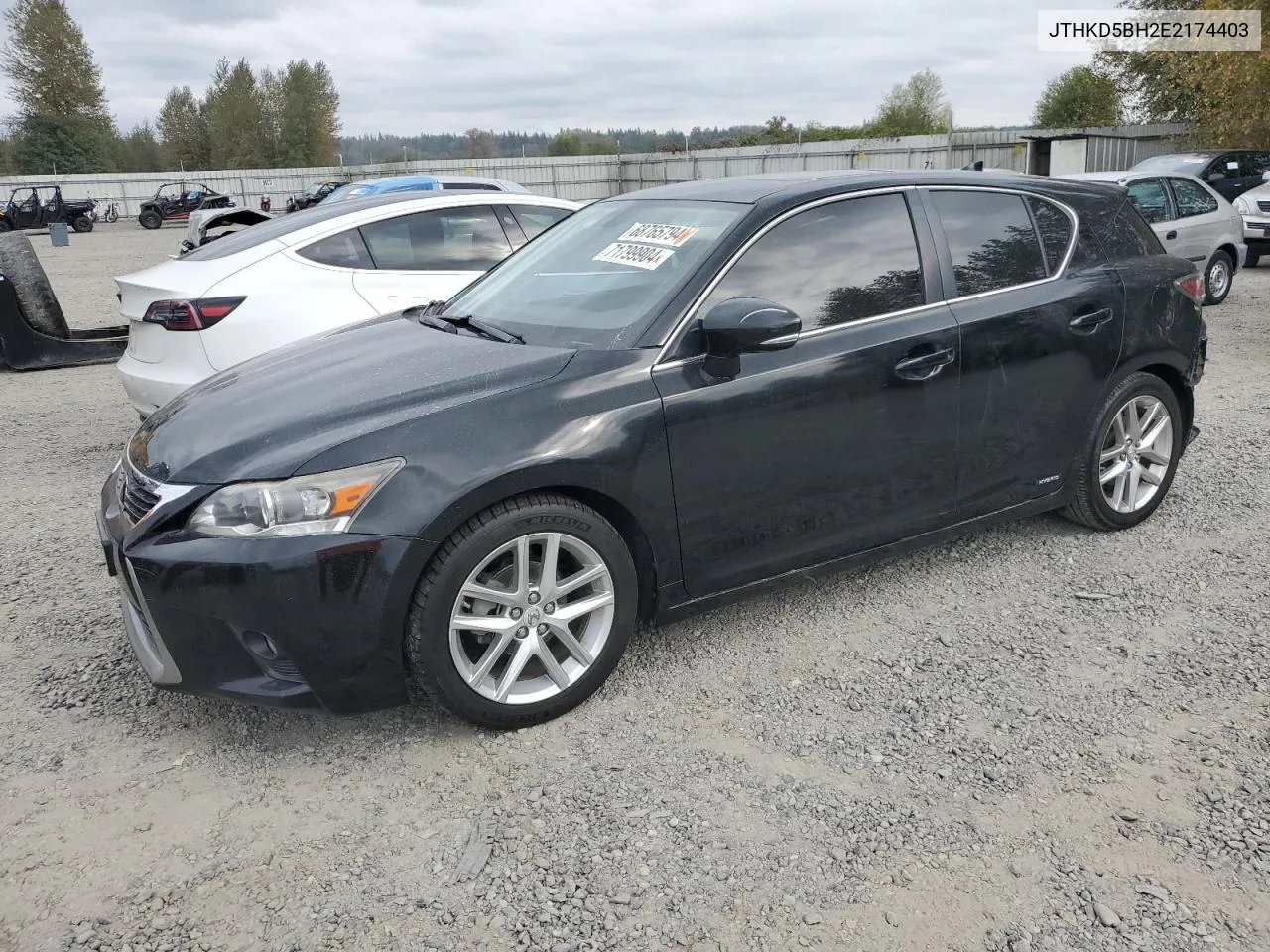 2014 Lexus Ct 200 VIN: JTHKD5BH2E2174403 Lot: 71799904