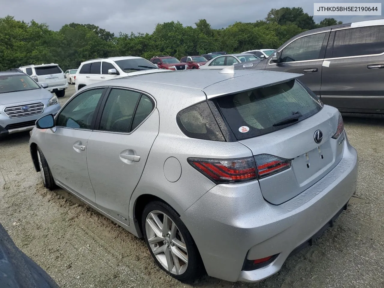 2014 Lexus Ct 200 VIN: JTHKD5BH5E2190644 Lot: 74661874