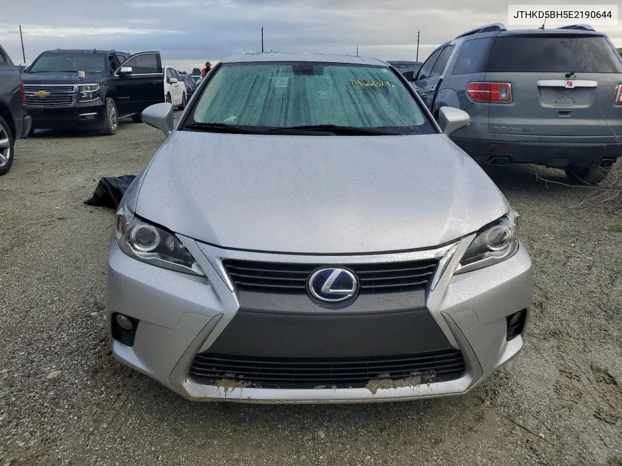 2014 Lexus Ct 200 VIN: JTHKD5BH5E2190644 Lot: 74661874