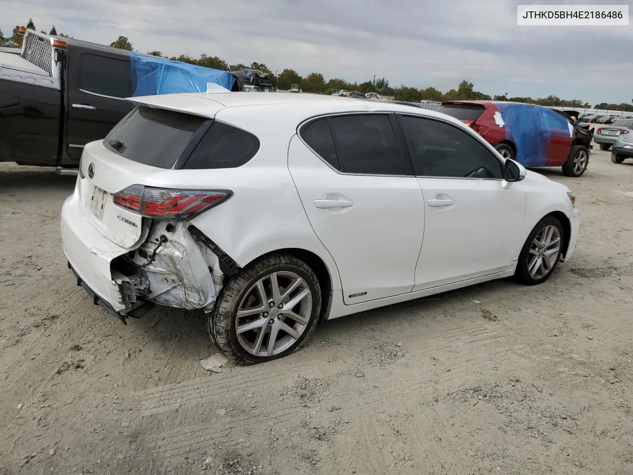 2014 Lexus Ct 200 VIN: JTHKD5BH4E2186486 Lot: 74760874