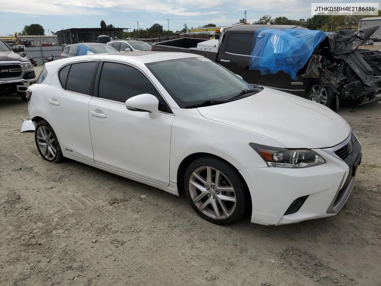 2014 Lexus Ct 200 VIN: JTHKD5BH4E2186486 Lot: 74760874