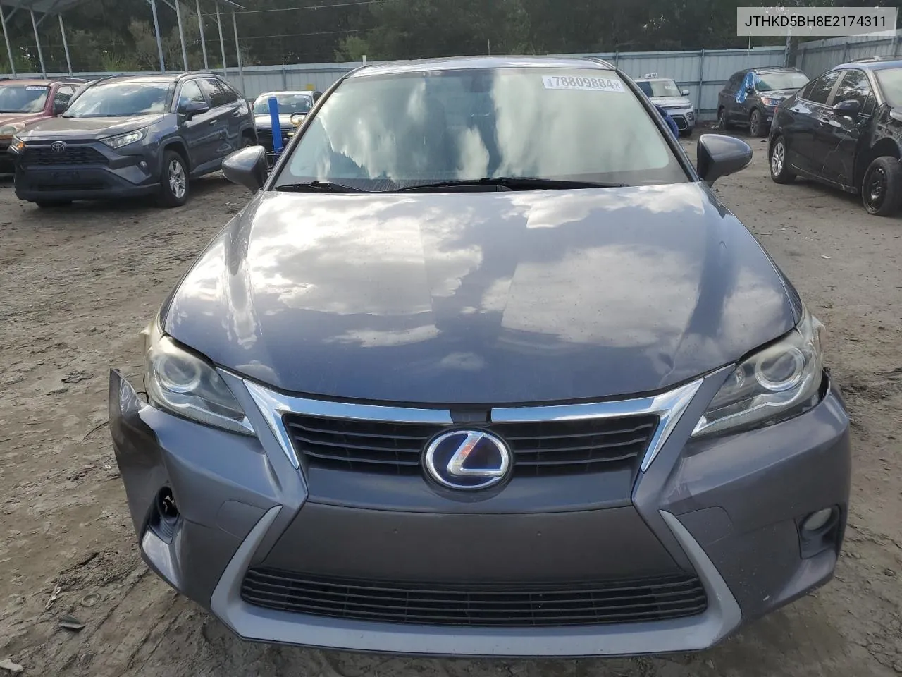 2014 Lexus Ct 200 VIN: JTHKD5BH8E2174311 Lot: 78809884