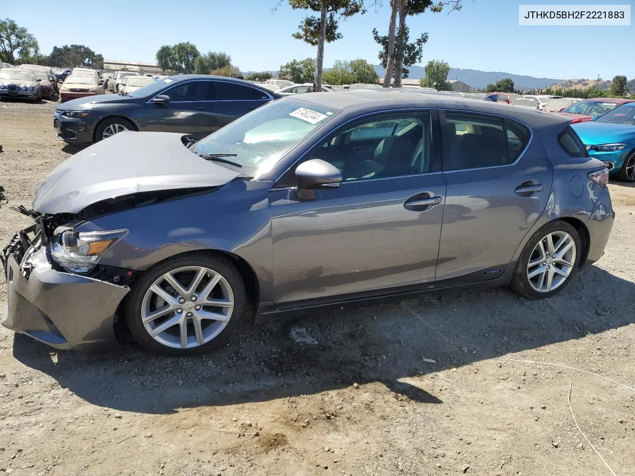 2015 Lexus Ct 200 VIN: JTHKD5BH2F2221883 Lot: 67492244