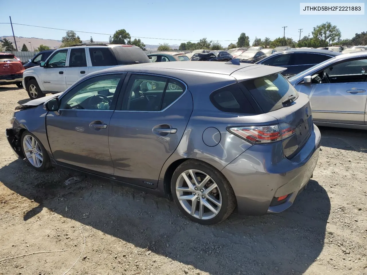 2015 Lexus Ct 200 VIN: JTHKD5BH2F2221883 Lot: 67492244