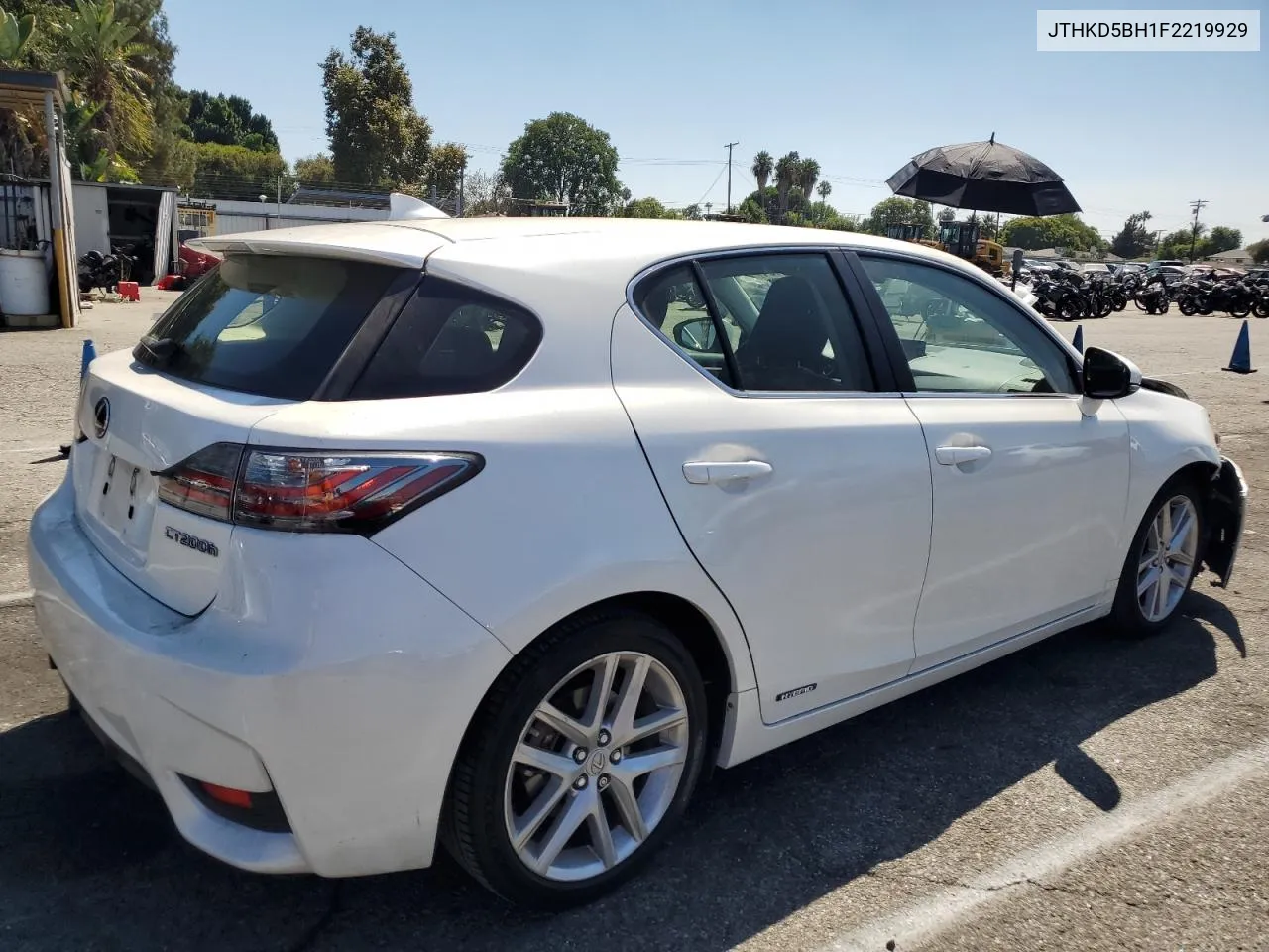 2015 Lexus Ct 200 VIN: JTHKD5BH1F2219929 Lot: 69717464