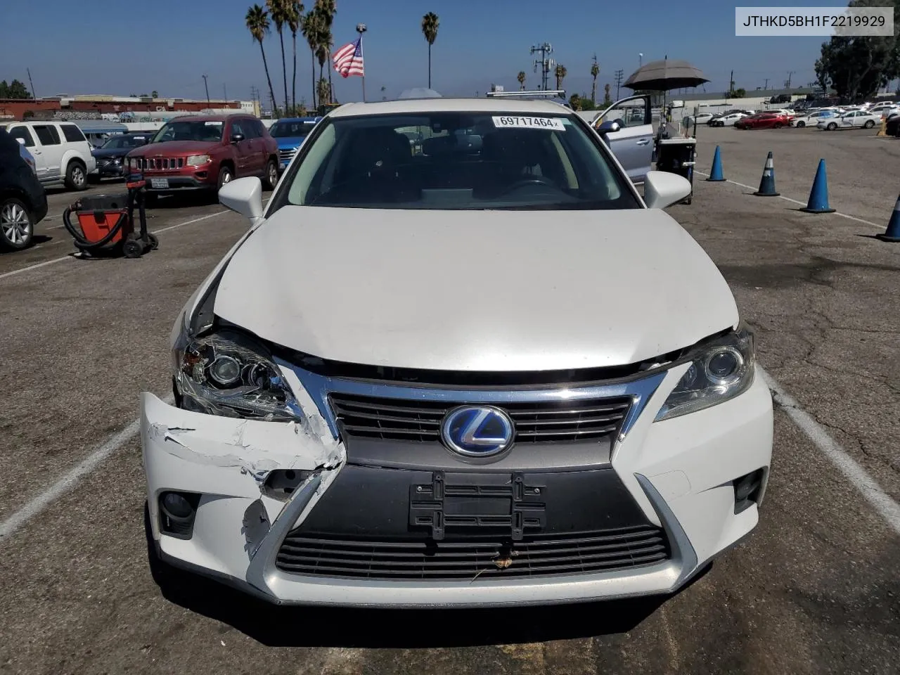 2015 Lexus Ct 200 VIN: JTHKD5BH1F2219929 Lot: 69717464