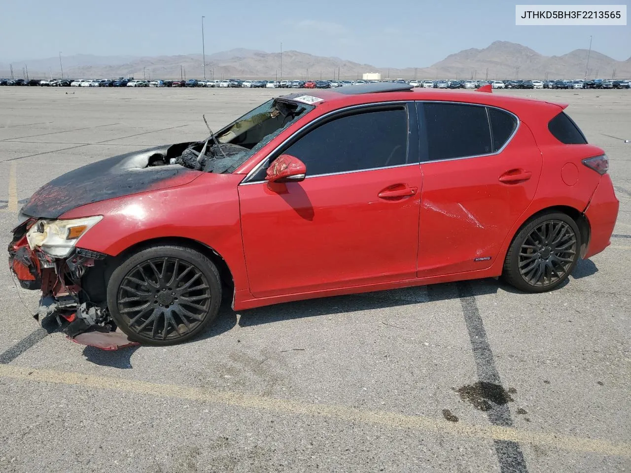 2015 Lexus Ct 200 VIN: JTHKD5BH3F2213565 Lot: 70421594