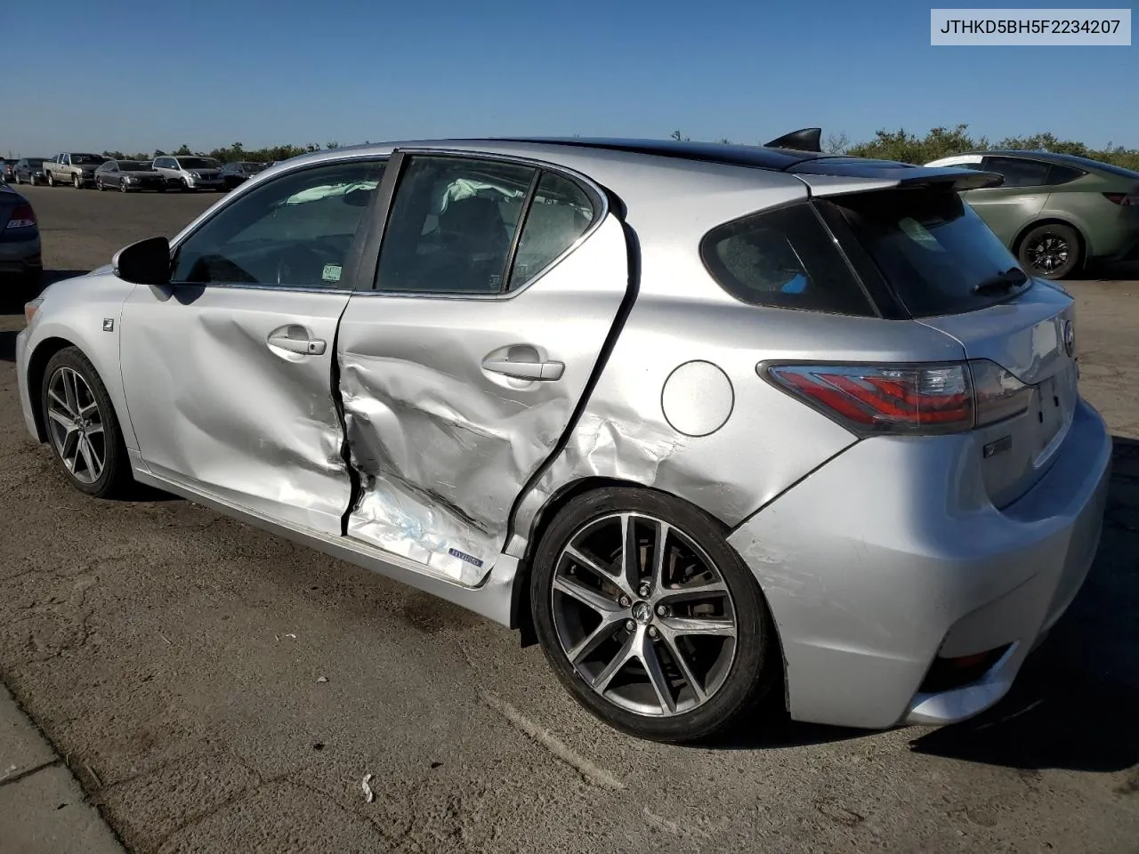 2015 Lexus Ct 200 VIN: JTHKD5BH5F2234207 Lot: 72445064