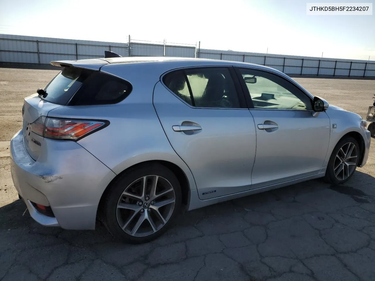 2015 Lexus Ct 200 VIN: JTHKD5BH5F2234207 Lot: 72445064