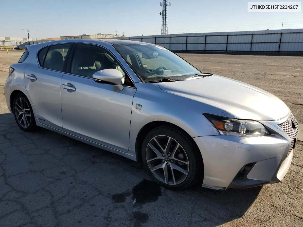 2015 Lexus Ct 200 VIN: JTHKD5BH5F2234207 Lot: 72445064