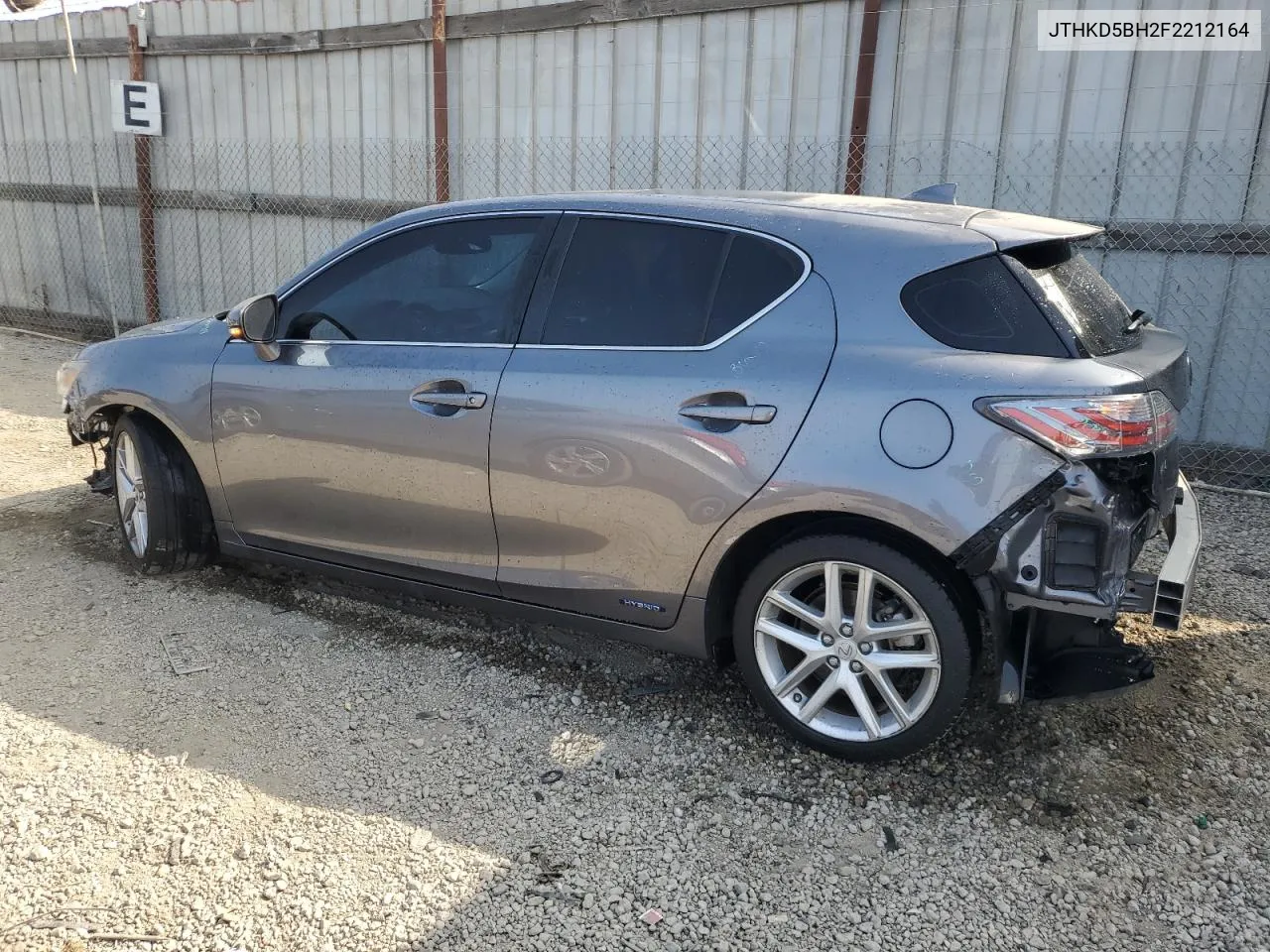 JTHKD5BH2F2212164 2015 Lexus Ct 200