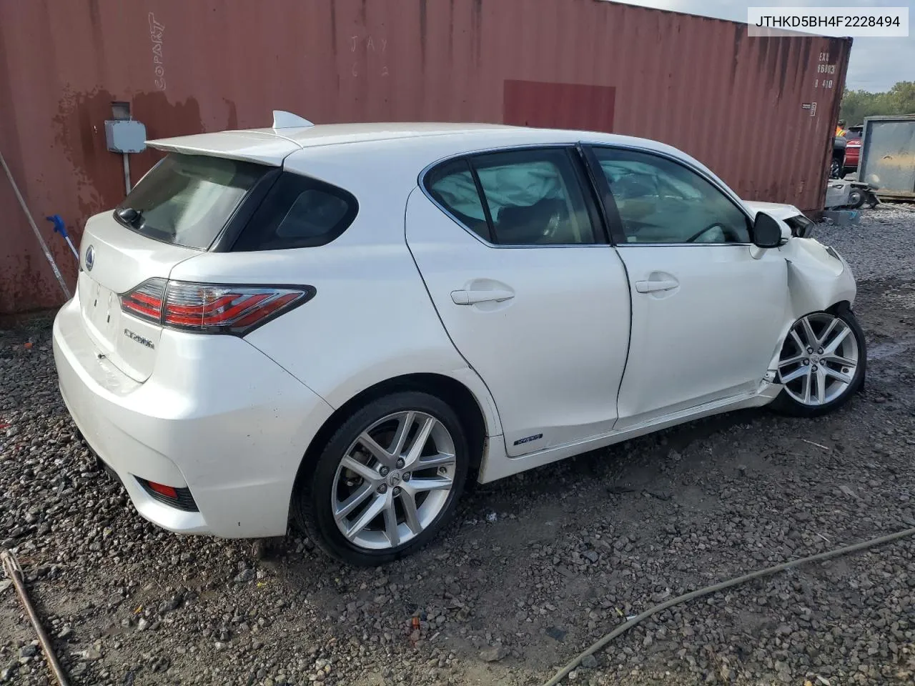 JTHKD5BH4F2228494 2015 Lexus Ct 200