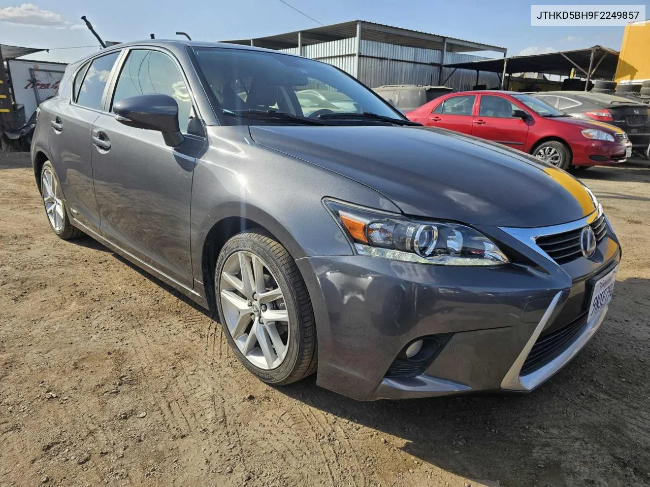 2015 Lexus Ct 200 VIN: JTHKD5BH9F2249857 Lot: 73064754