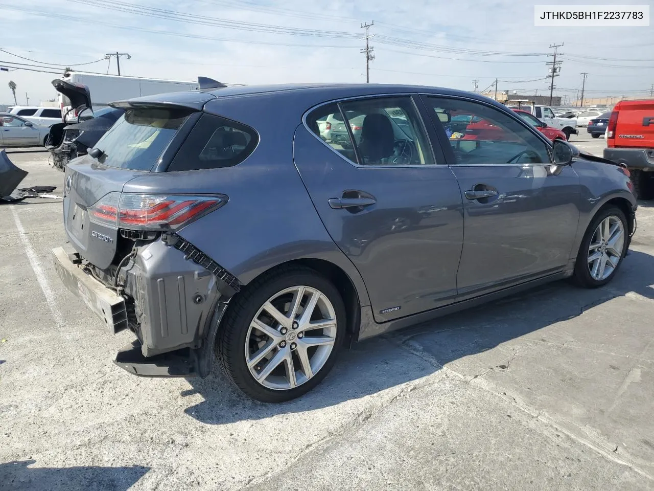 2015 Lexus Ct 200 VIN: JTHKD5BH1F2237783 Lot: 74380034