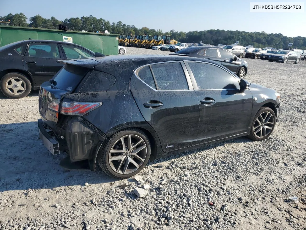 2015 Lexus Ct 200 VIN: JTHKD5BH5F2234708 Lot: 74577504