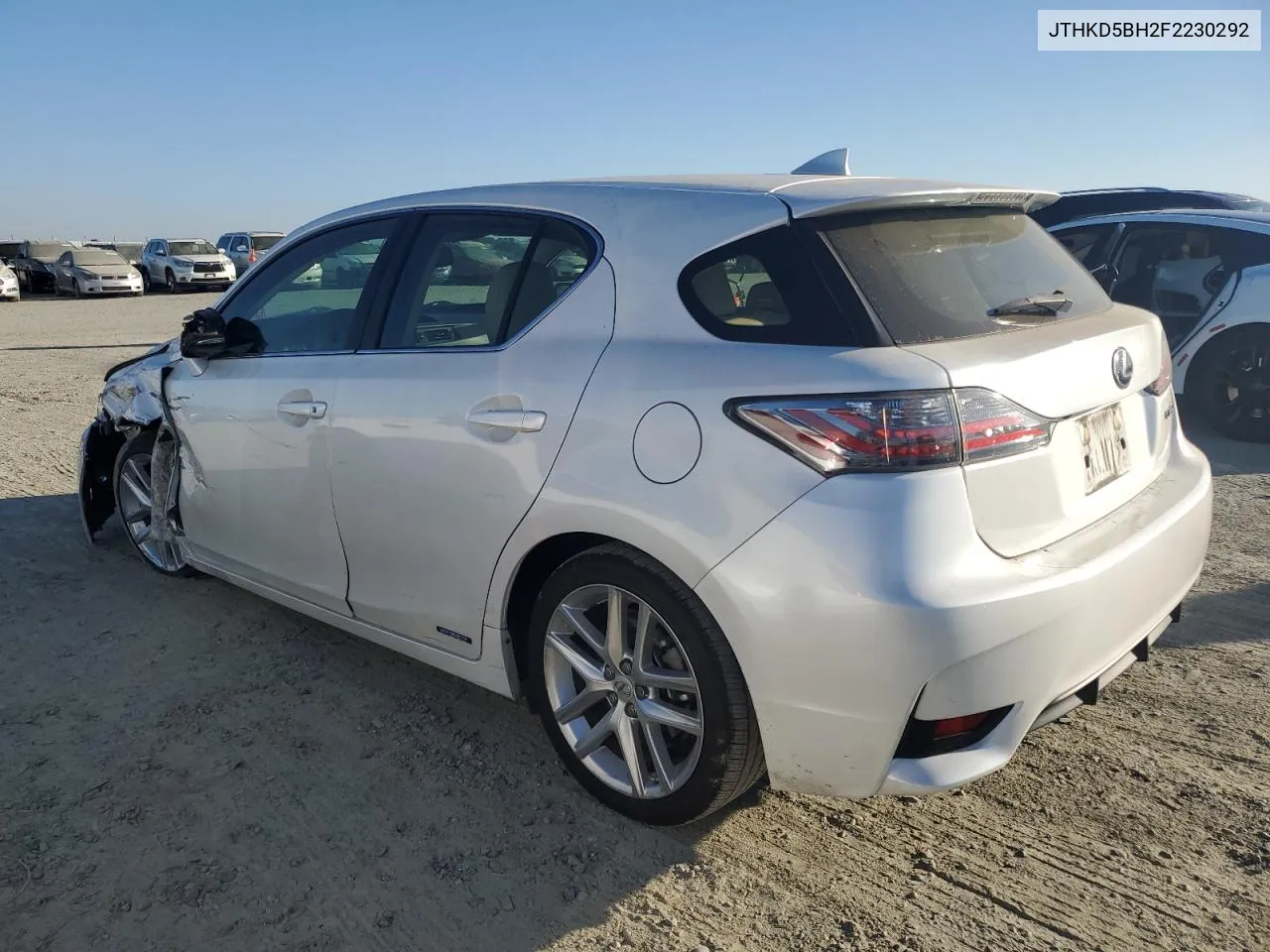 2015 Lexus Ct 200 VIN: JTHKD5BH2F2230292 Lot: 75886544