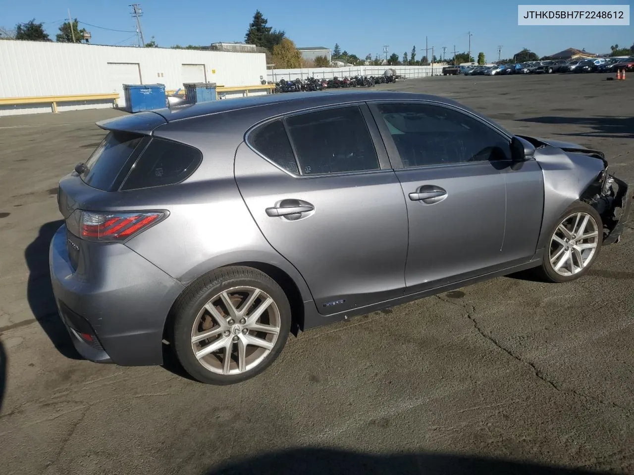 2015 Lexus Ct 200 VIN: JTHKD5BH7F2248612 Lot: 76622304