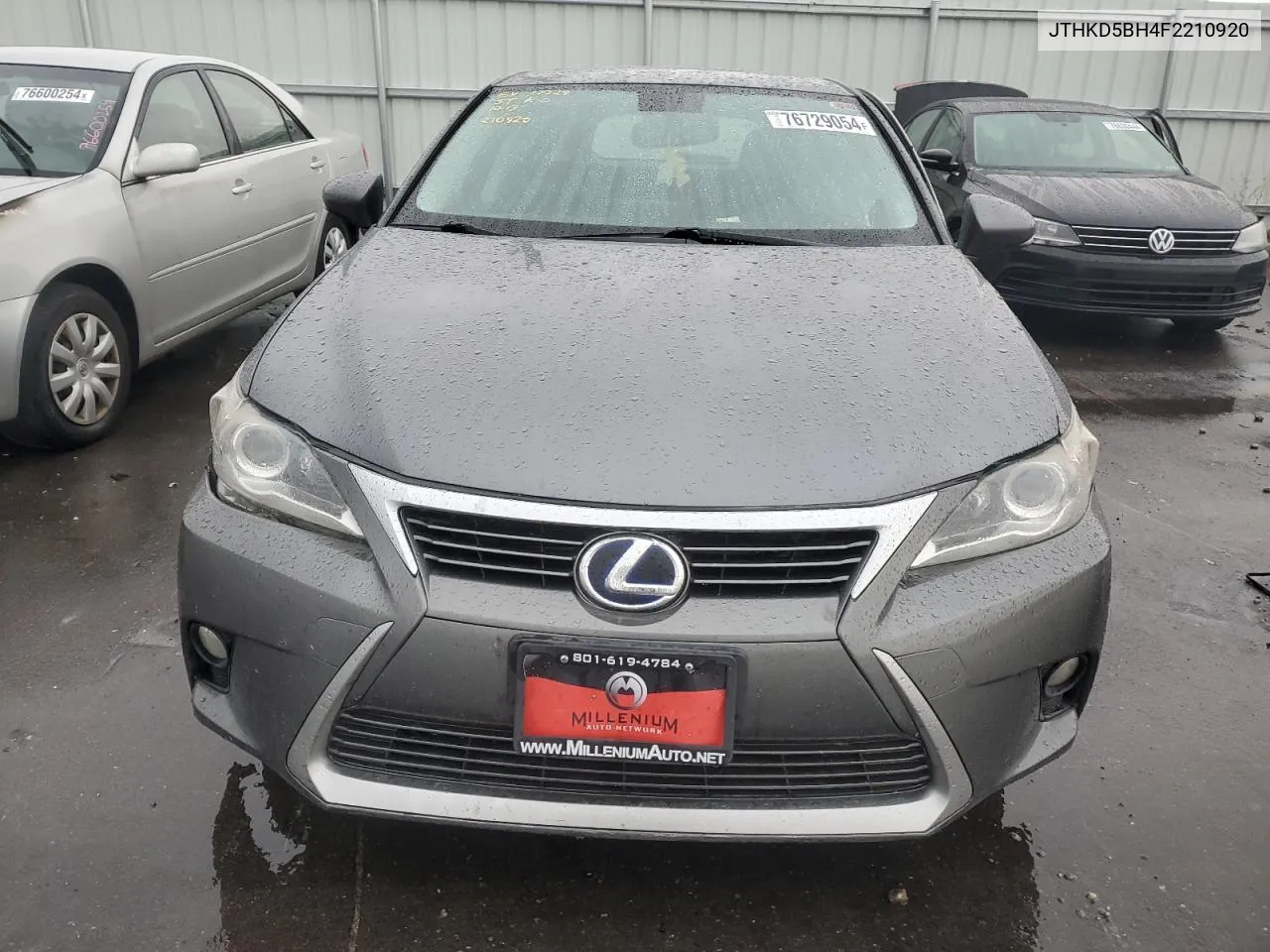 2015 Lexus Ct 200 VIN: JTHKD5BH4F2210920 Lot: 76729054