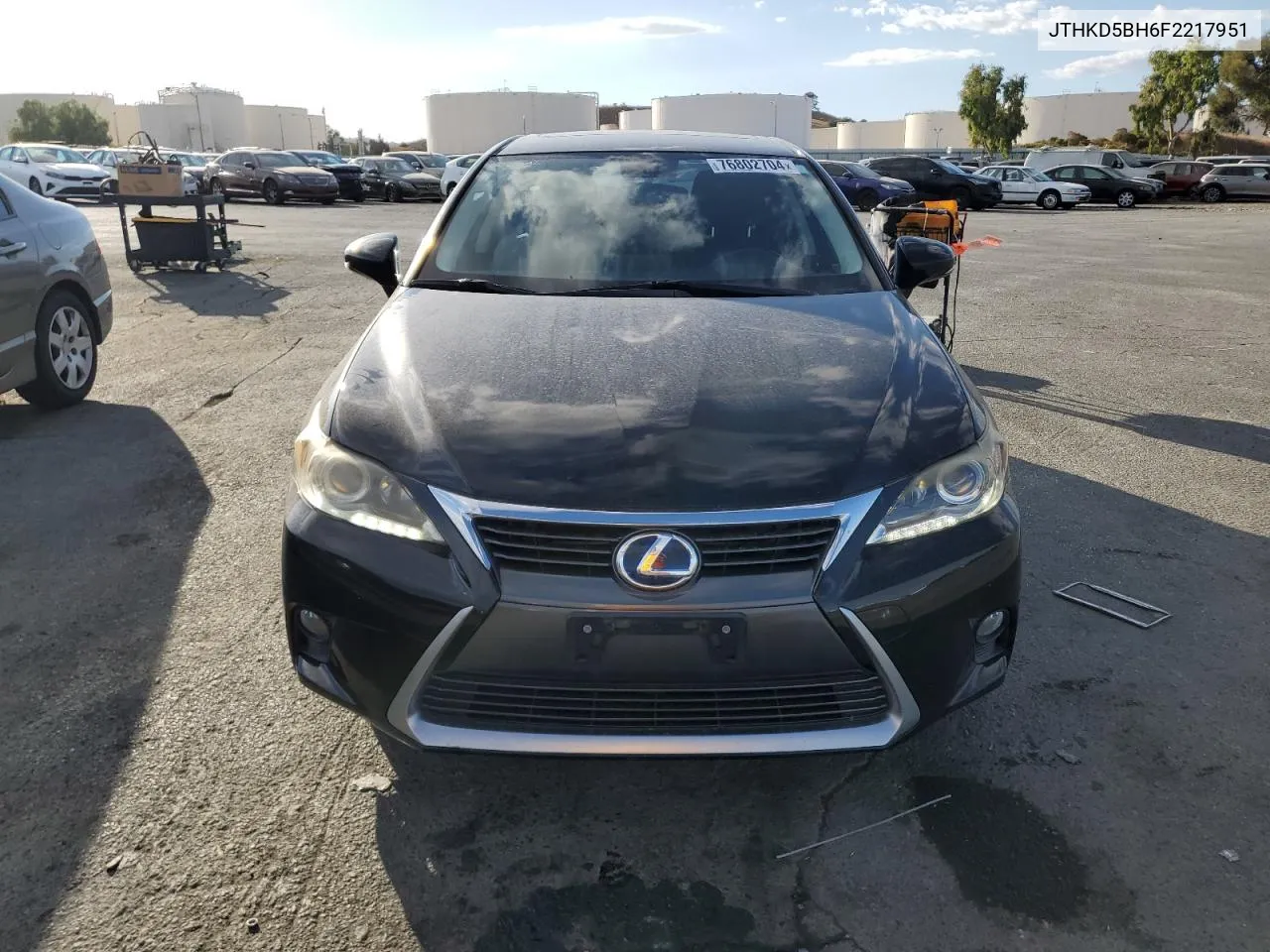 2015 Lexus Ct 200 VIN: JTHKD5BH6F2217951 Lot: 76802704