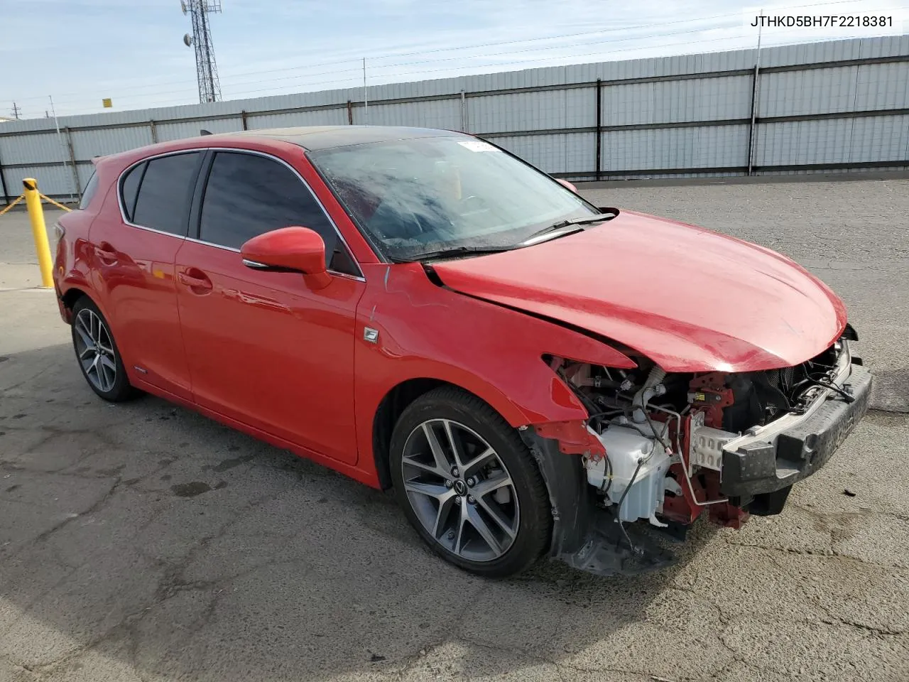 2015 Lexus Ct 200 VIN: JTHKD5BH7F2218381 Lot: 77412564