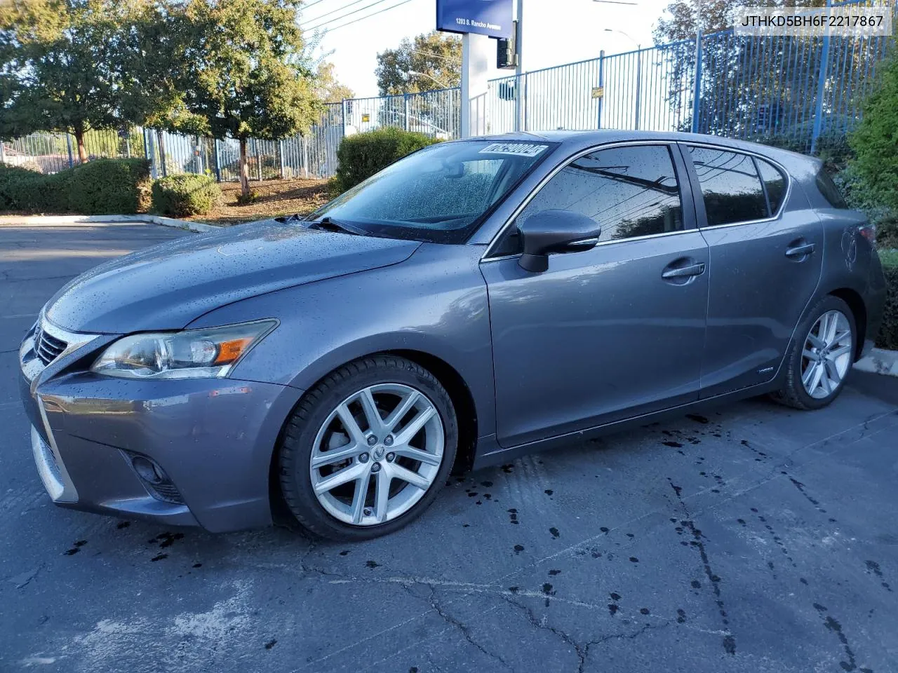 2015 Lexus Ct 200 VIN: JTHKD5BH6F2217867 Lot: 78290004