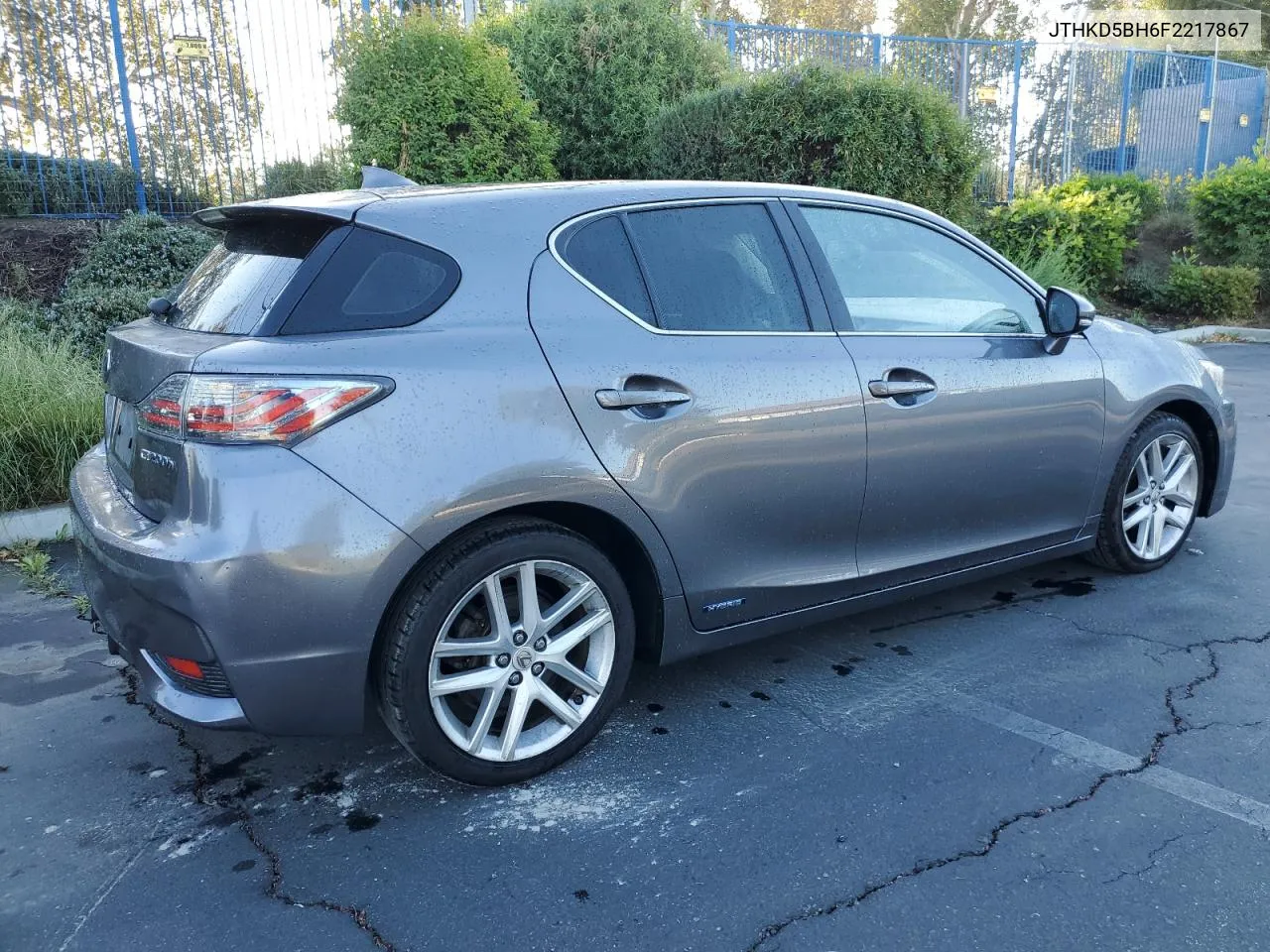 2015 Lexus Ct 200 VIN: JTHKD5BH6F2217867 Lot: 78290004