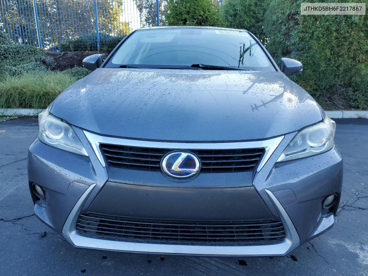 2015 Lexus Ct 200 VIN: JTHKD5BH6F2217867 Lot: 78290004