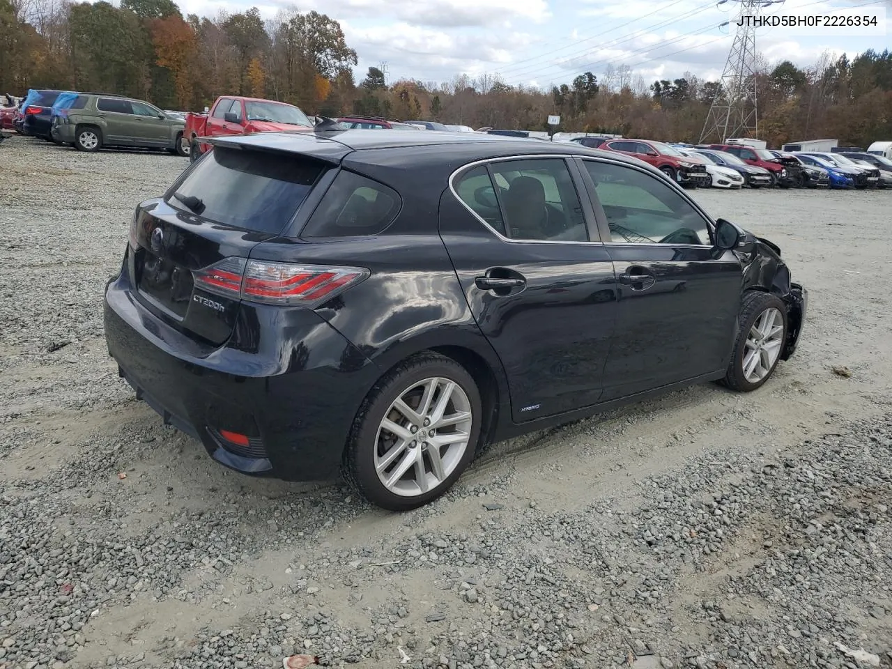 2015 Lexus Ct 200 VIN: JTHKD5BH0F2226354 Lot: 78759554