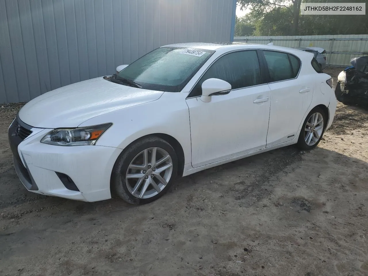 2015 Lexus Ct 200 VIN: JTHKD5BH2F2248162 Lot: 79439754