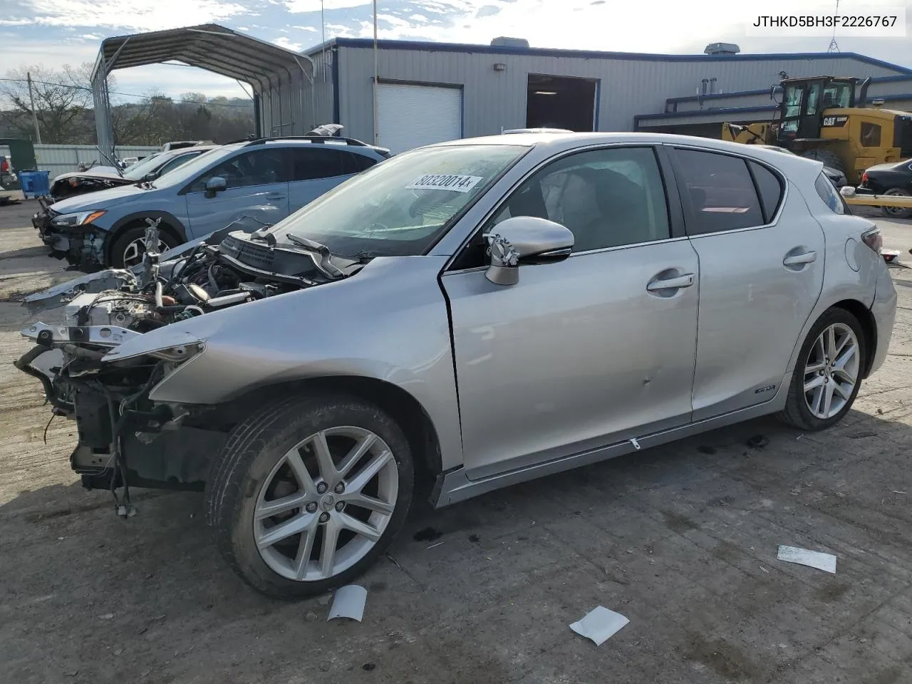 2015 Lexus Ct 200 VIN: JTHKD5BH3F2226767 Lot: 80320014