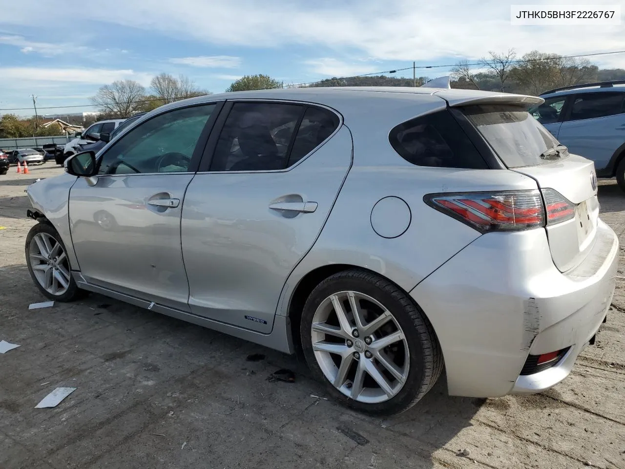 2015 Lexus Ct 200 VIN: JTHKD5BH3F2226767 Lot: 80320014