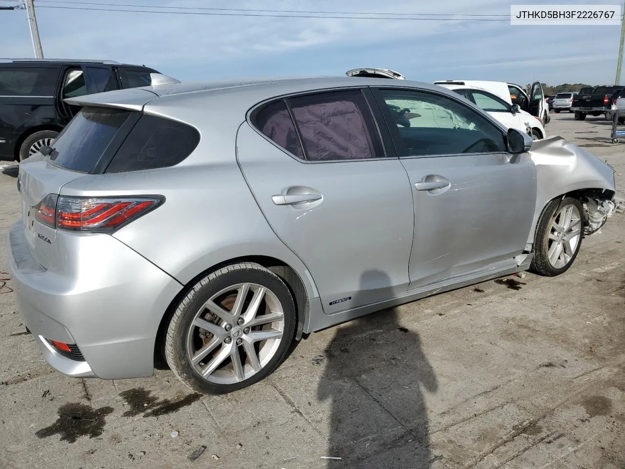 2015 Lexus Ct 200 VIN: JTHKD5BH3F2226767 Lot: 80320014