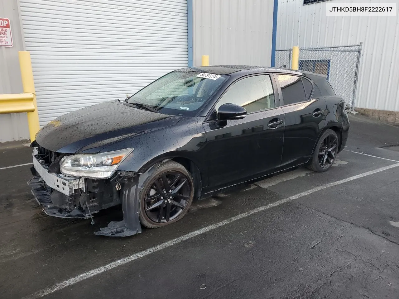 2015 Lexus Ct 200 VIN: JTHKD5BH8F2222617 Lot: 80791274